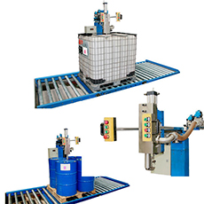 半自動(dòng)電子稱(chēng)重式灌裝機(jī)（適用于200L大桶和1000L周轉(zhuǎn)箱）