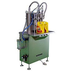 半自動(dòng)容積雙頭式灌裝機(jī)（適用于1－4L，0.5－1L小桶）